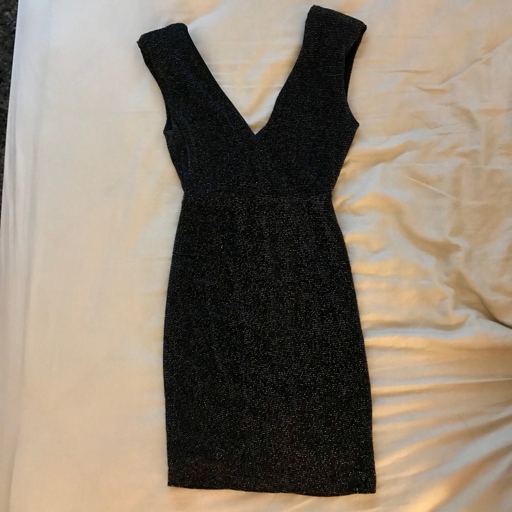 Forever 21 Sparkly Black Dress